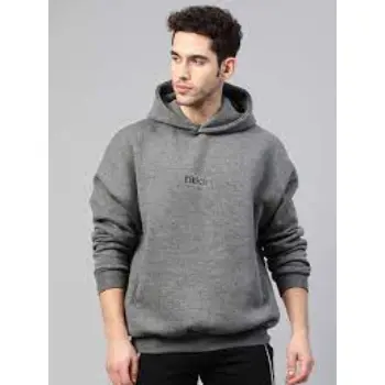 Mens Fleece Winter Hooded Sweatshirt